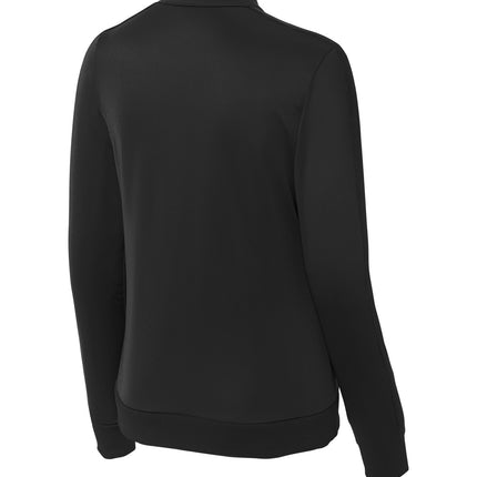 Sport-Tek  ®  Ladies Tricot Sleeve Stripe Track Jacket. LST94