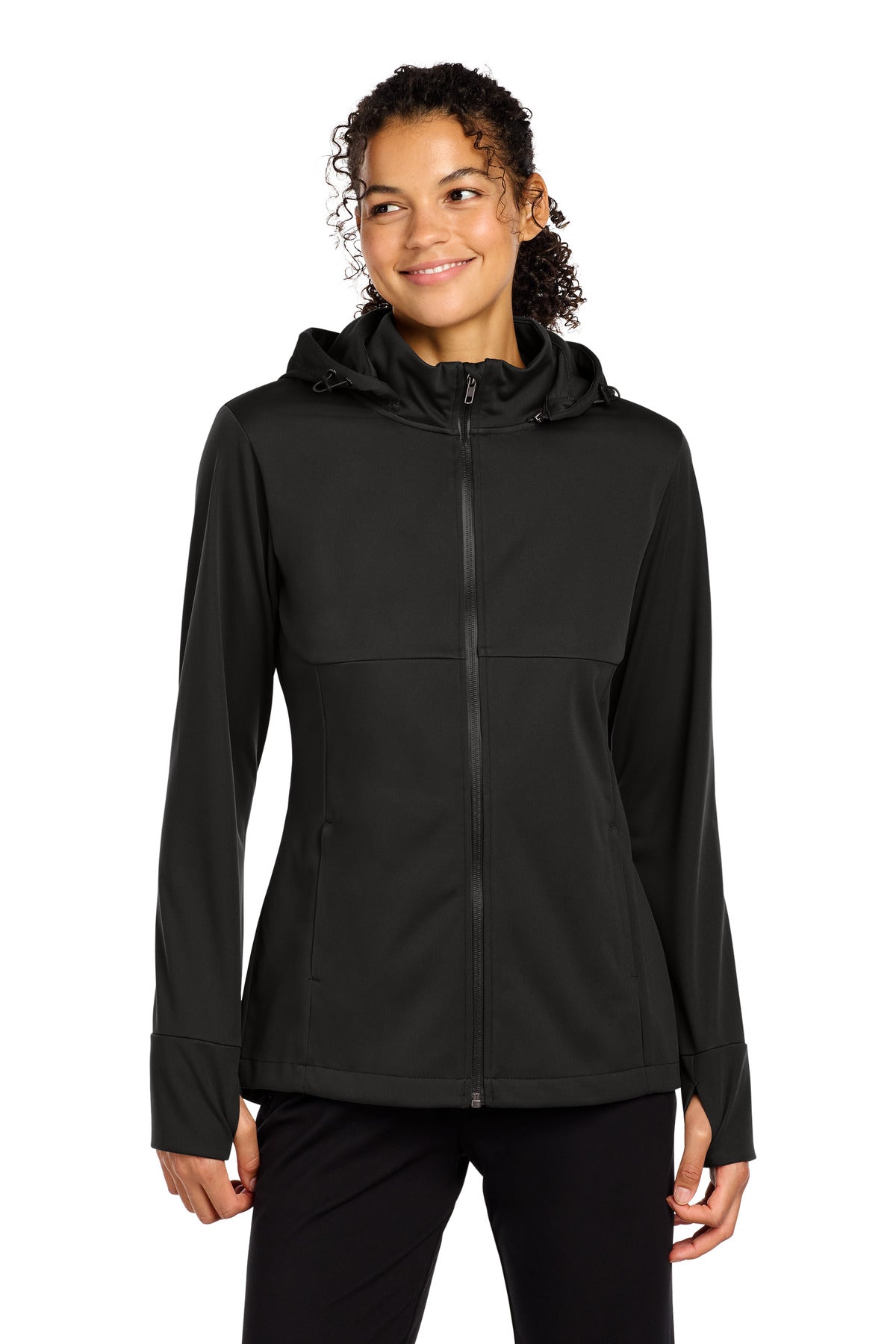 Sport-Tek® Women's Hooded Soft Shell Jacket LST980