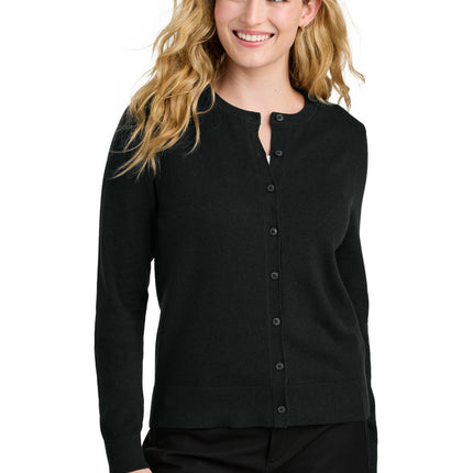Port Authority ®  Women's Easy Care Crewneck Cardigan Sweater LSW2870