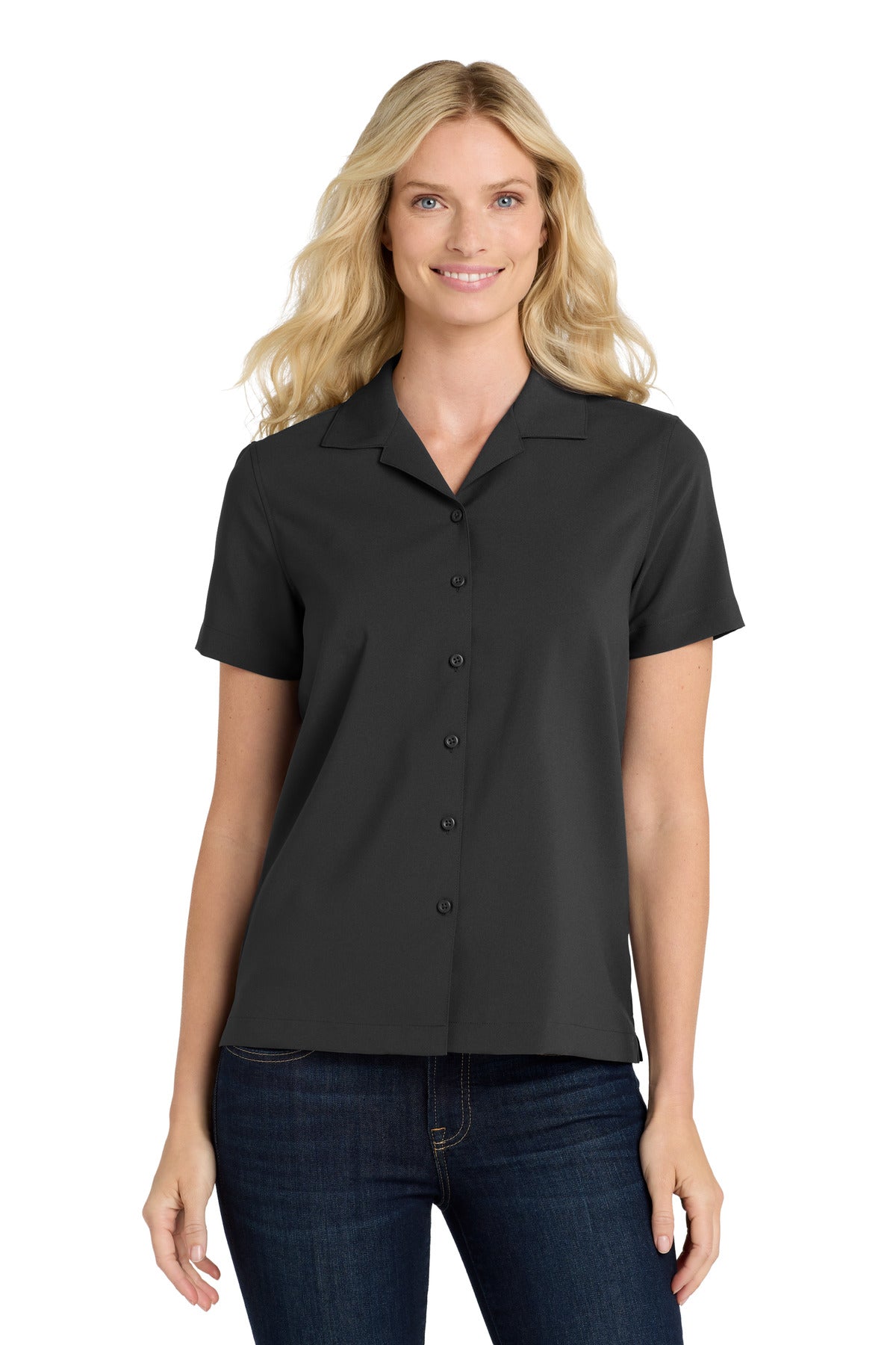 Port Authority® Women's Short Sleeve Performance Staff Shirt LW400