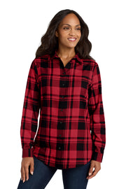 Port Authority® Women's Plaid Flannel Tunic  LW668