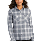 Grey/ Cream Open Plaid / XS