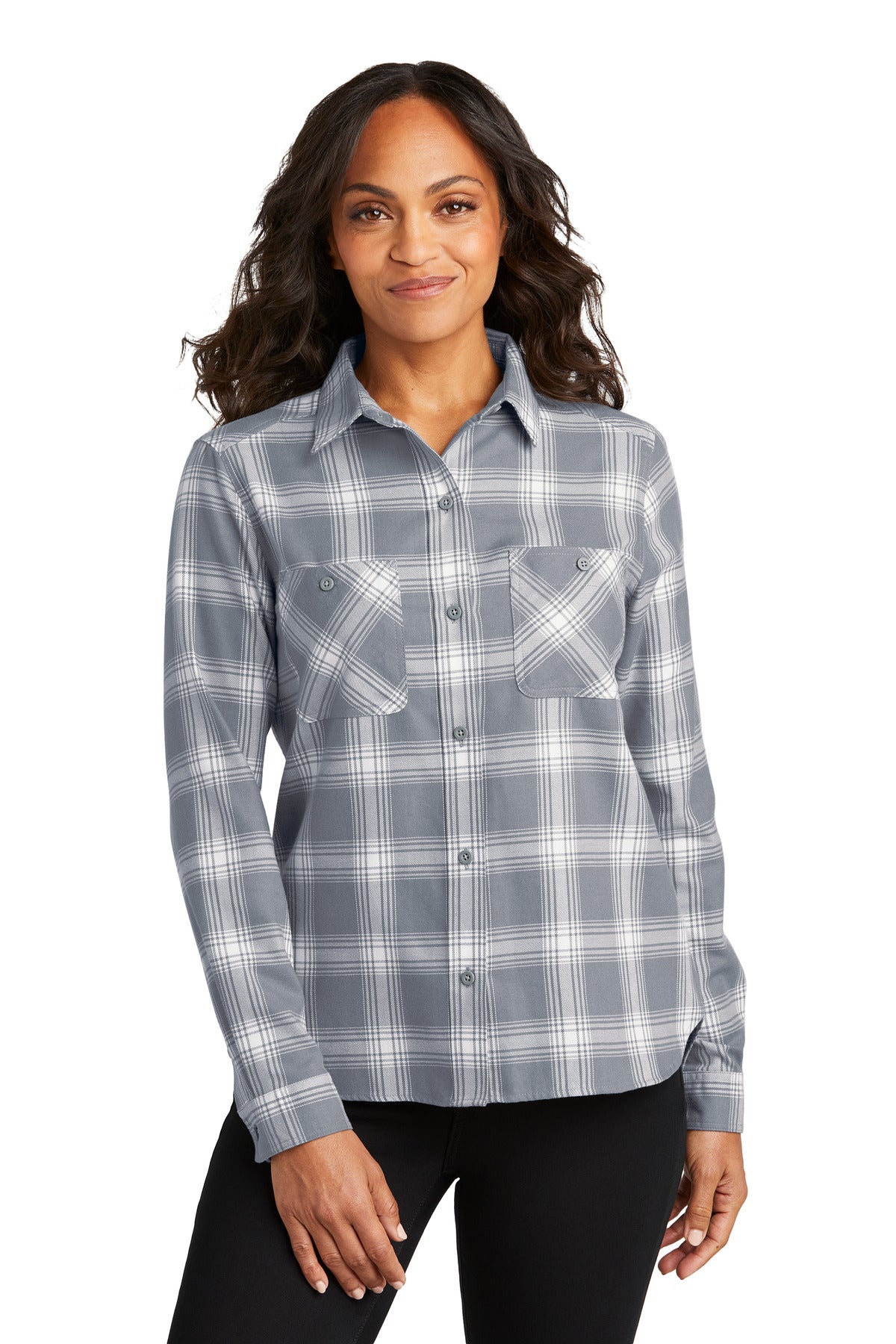 Port Authority® Women's Plaid Flannel Shirt LW669