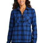 Royal/ Black Open Plaid / XS