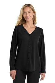 Port Authority® Women's Long Sleeve Button-Front Blouse LW700