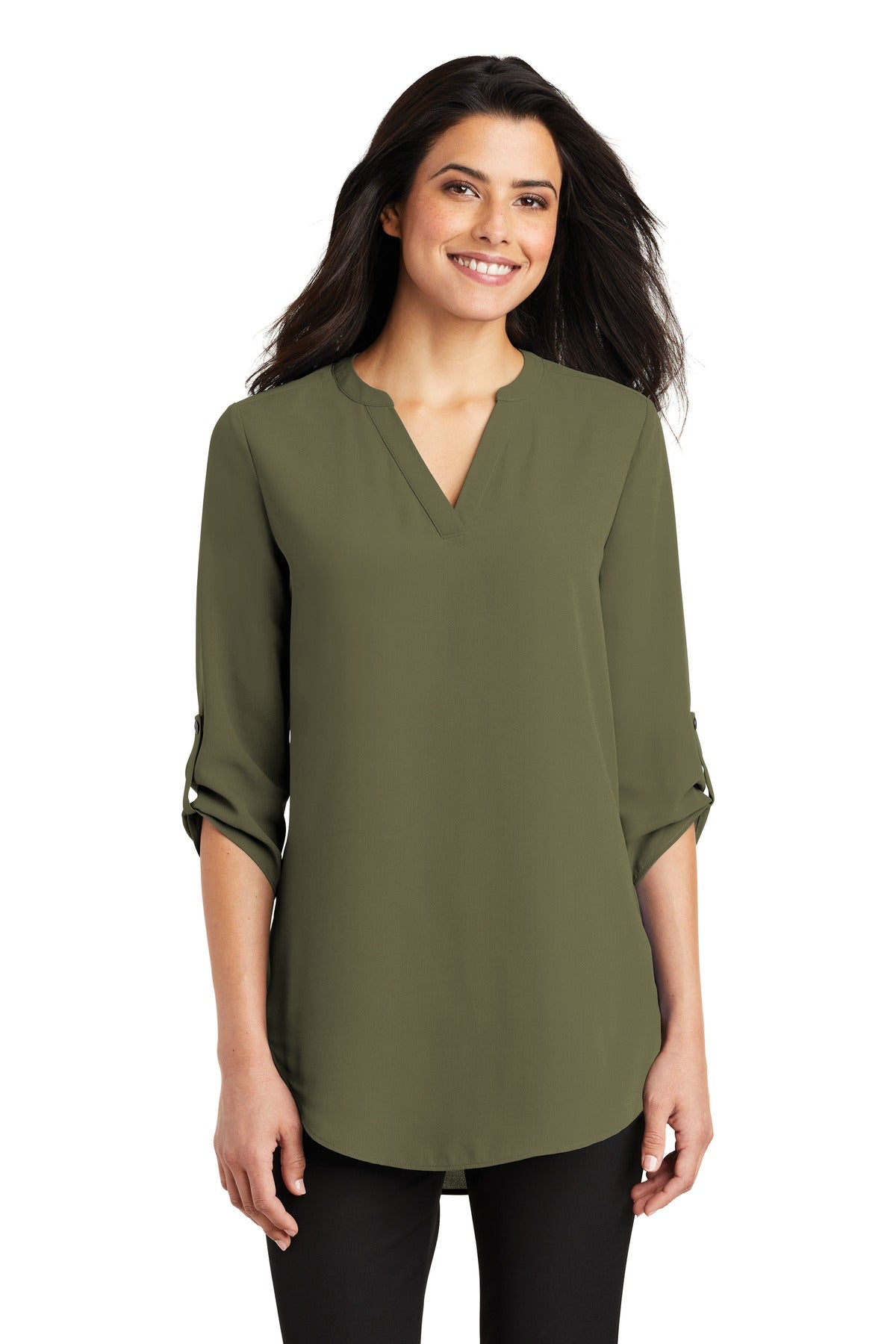 Port Authority® Women's 3/4-Sleeve Tunic Blouse LW701