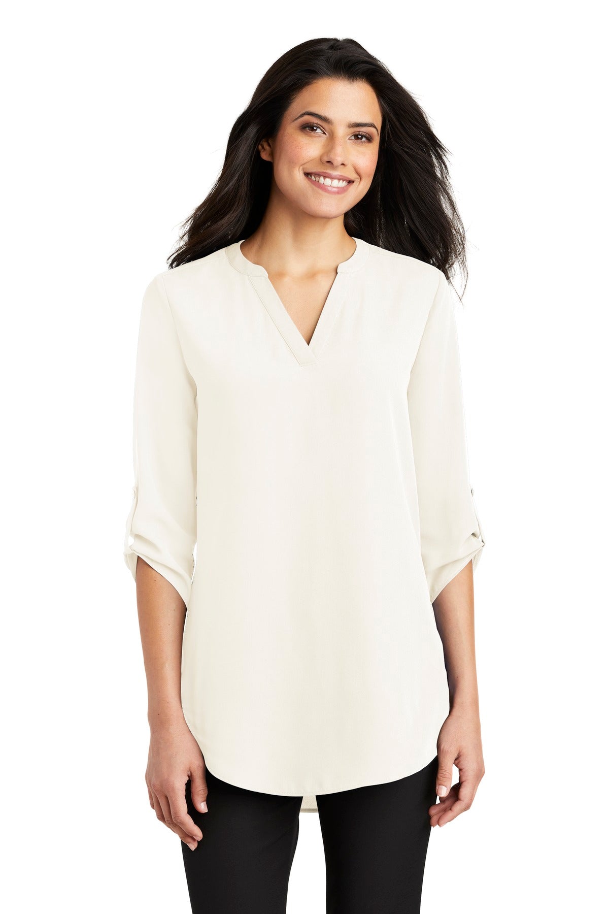 Port Authority® Women's 3/4-Sleeve Tunic Blouse LW701
