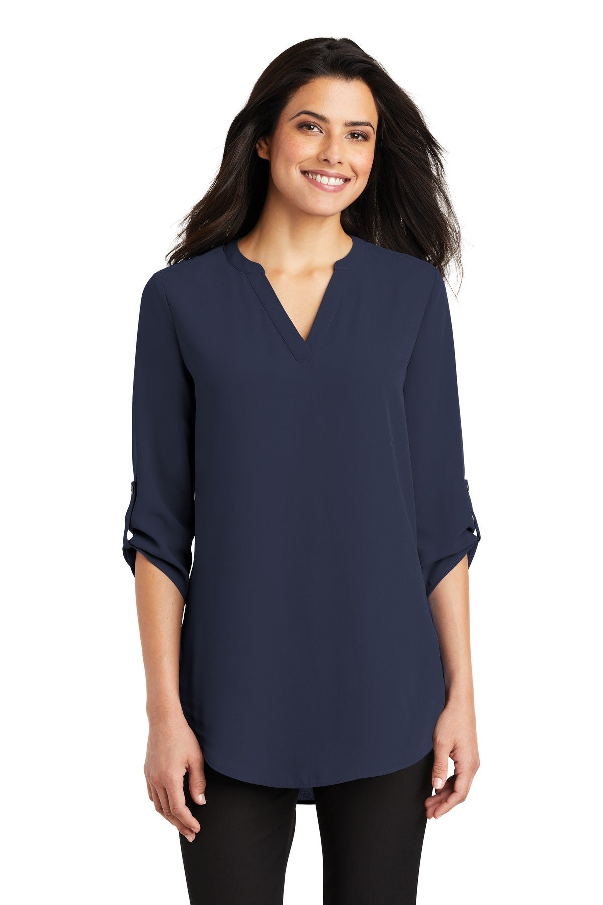 Port Authority® Women's 3/4-Sleeve Tunic Blouse LW701