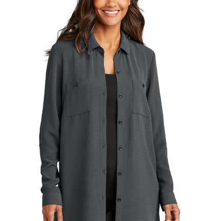 Port Authority ®  Women's Textured Crepe Long Tunic LW715