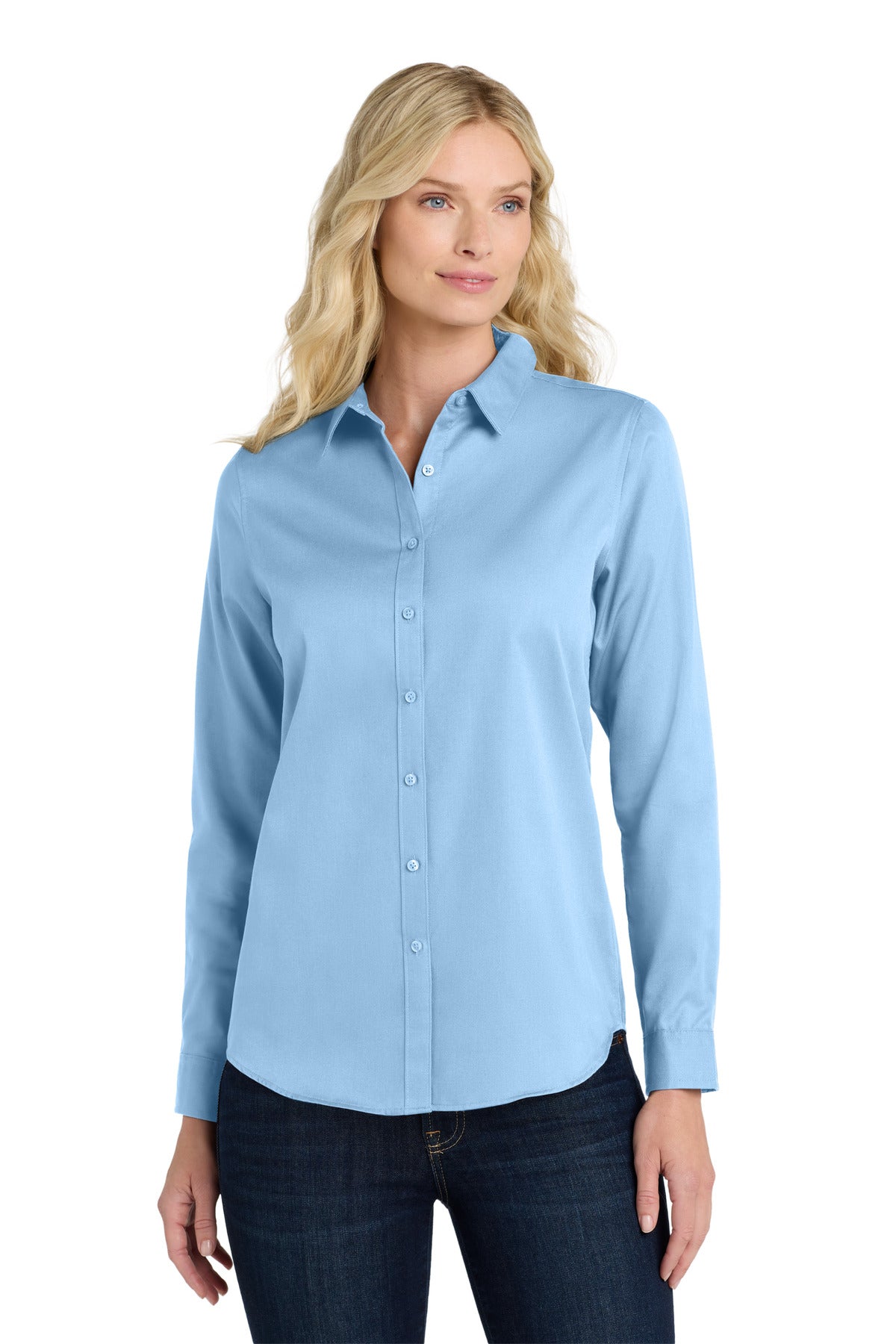 Port Authority® Women's Long Sleeve SuperPro React™Twill Shirt LW808
