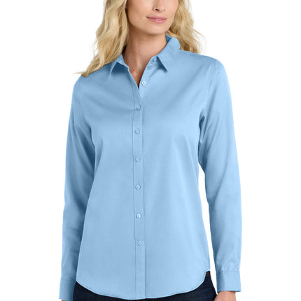 Port Authority ®  Women's Long Sleeve SuperPro React™ Twill Shirt. LW808