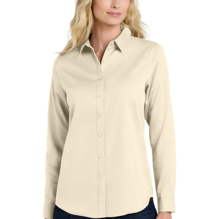 Port Authority ®  Women's Long Sleeve SuperPro React™ Twill Shirt. LW808