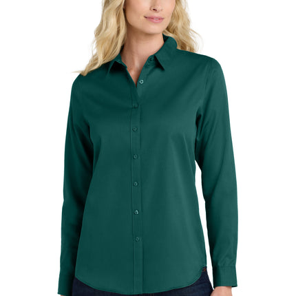 Port Authority ®  Women's Long Sleeve SuperPro React™ Twill Shirt. LW808