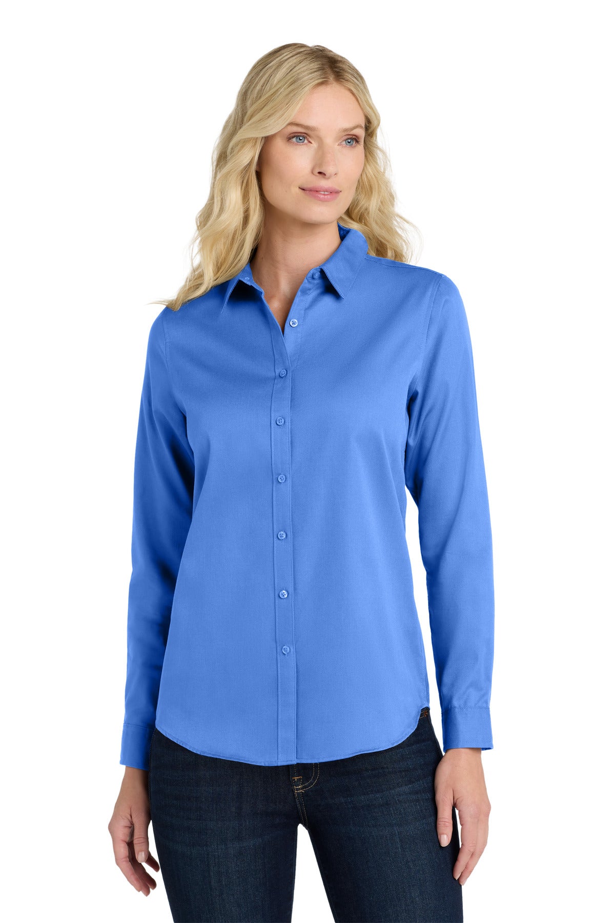 Port Authority® Women's Long Sleeve SuperPro React™Twill Shirt LW808