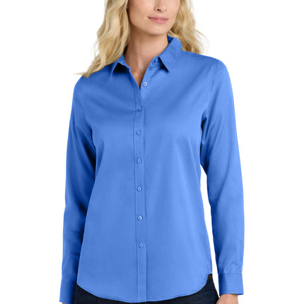 Port Authority ®  Women's Long Sleeve SuperPro React™ Twill Shirt. LW808