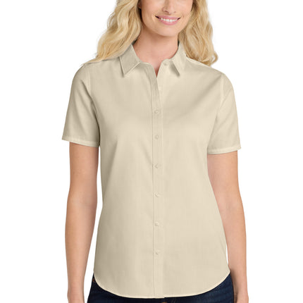 Port Authority ®  Women's Short Sleeve SuperPro React™ Twill Shirt. LW809