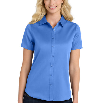 Port Authority ®  Women's Short Sleeve SuperPro React™ Twill Shirt. LW809