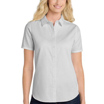 Port Authority ®  Women's Short Sleeve SuperPro React™ Twill Shirt. LW809