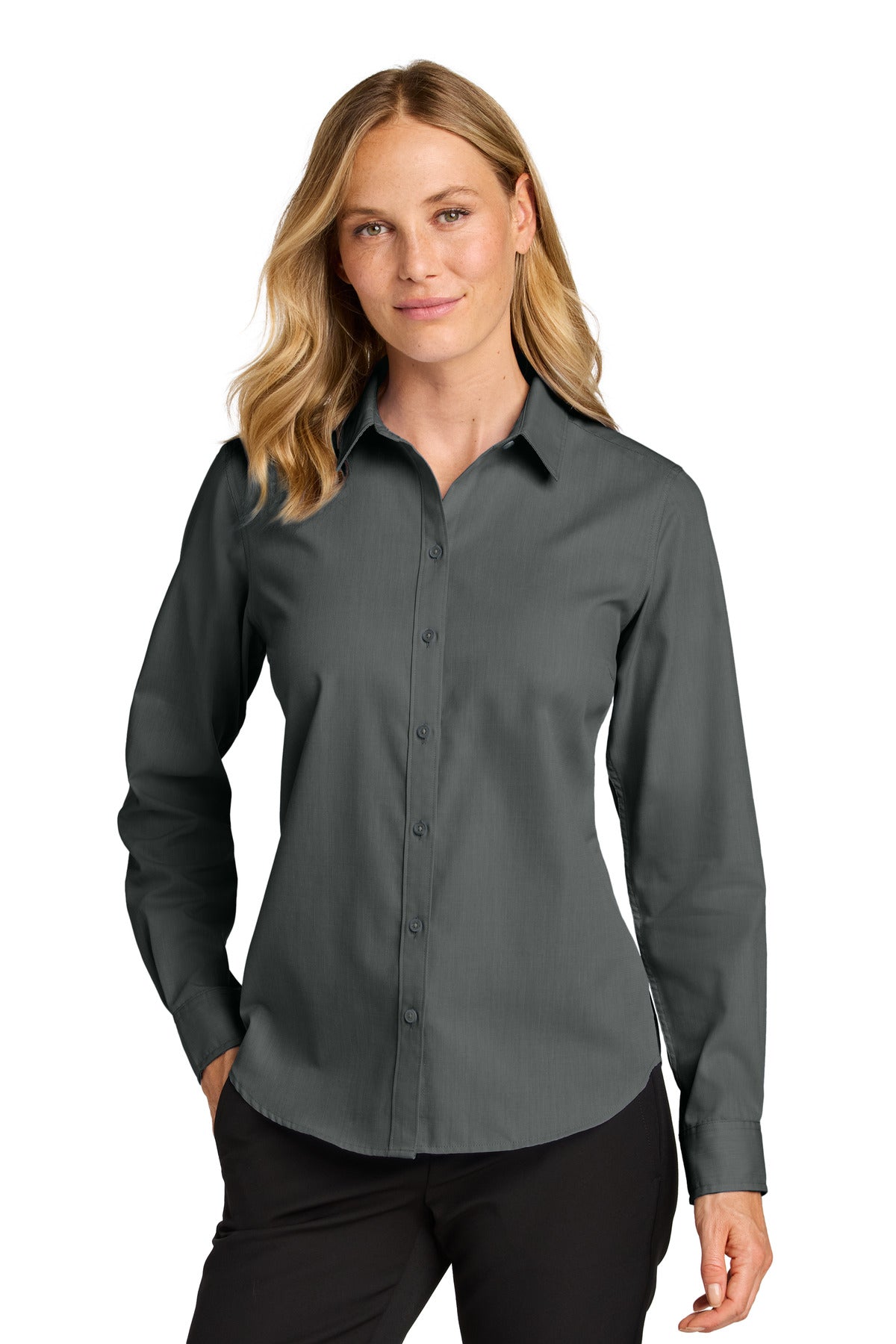 Port Authority® Women's Long Sleeve Nailhead Easy Care Shirt LW816