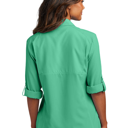 Port Authority ® Women's Dry Zone ® UV Micro-Mesh 1/4-Zip LK112