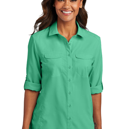 Port Authority ® Women's Dry Zone ® UV Micro-Mesh 1/4-Zip LK112
