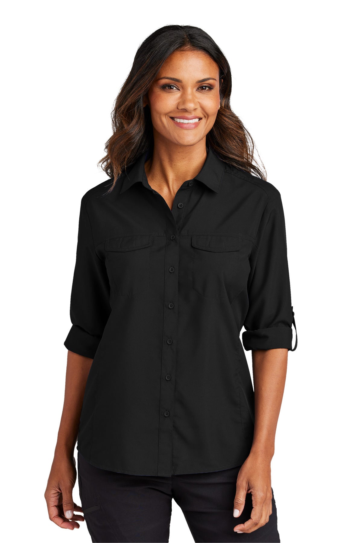 Port Authority® Women's Long Sleeve UV Daybreak Shirt LW960