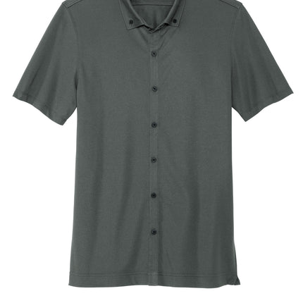 Mercer+Mettle ®  Stretch Pique Full-Button Polo MM1006