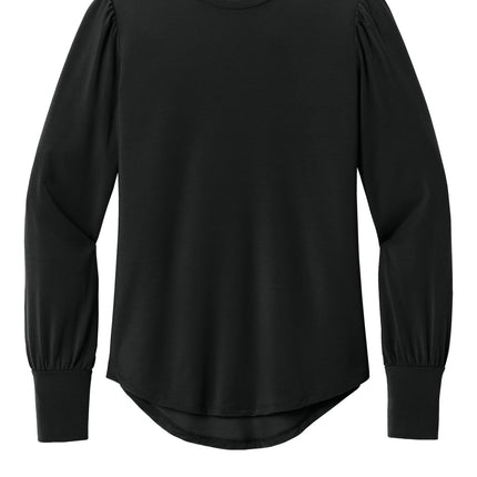 Mercer+Mettle ®  Women's Stretch Jersey Long Sleeve Blouson Top MM1019