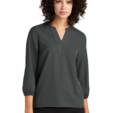 Mercer+Mettle ®  Women's Stretch Crepe 3/4-Sleeve Blouse MM2011