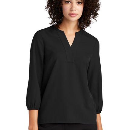 Mercer+Mettle ®  Women's Stretch Crepe 3/4-Sleeve Blouse MM2011