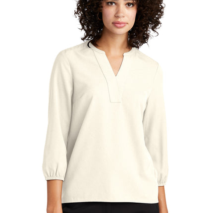 Mercer+Mettle ®  Women's Stretch Crepe 3/4-Sleeve Blouse MM2011