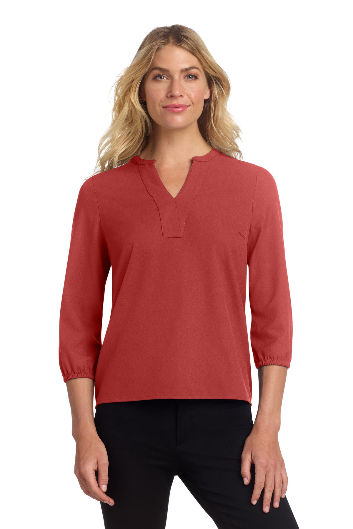 Mercer+Mettle® Women's Stretch Crepe 3/4-Sleeve Blouse MM2011