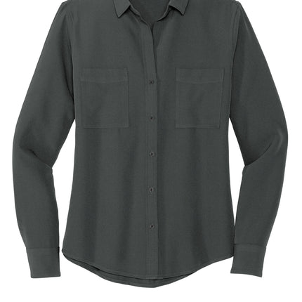 Mercer+Mettle ®  Women's Stretch Crepe Long Sleeve Camp MM2013