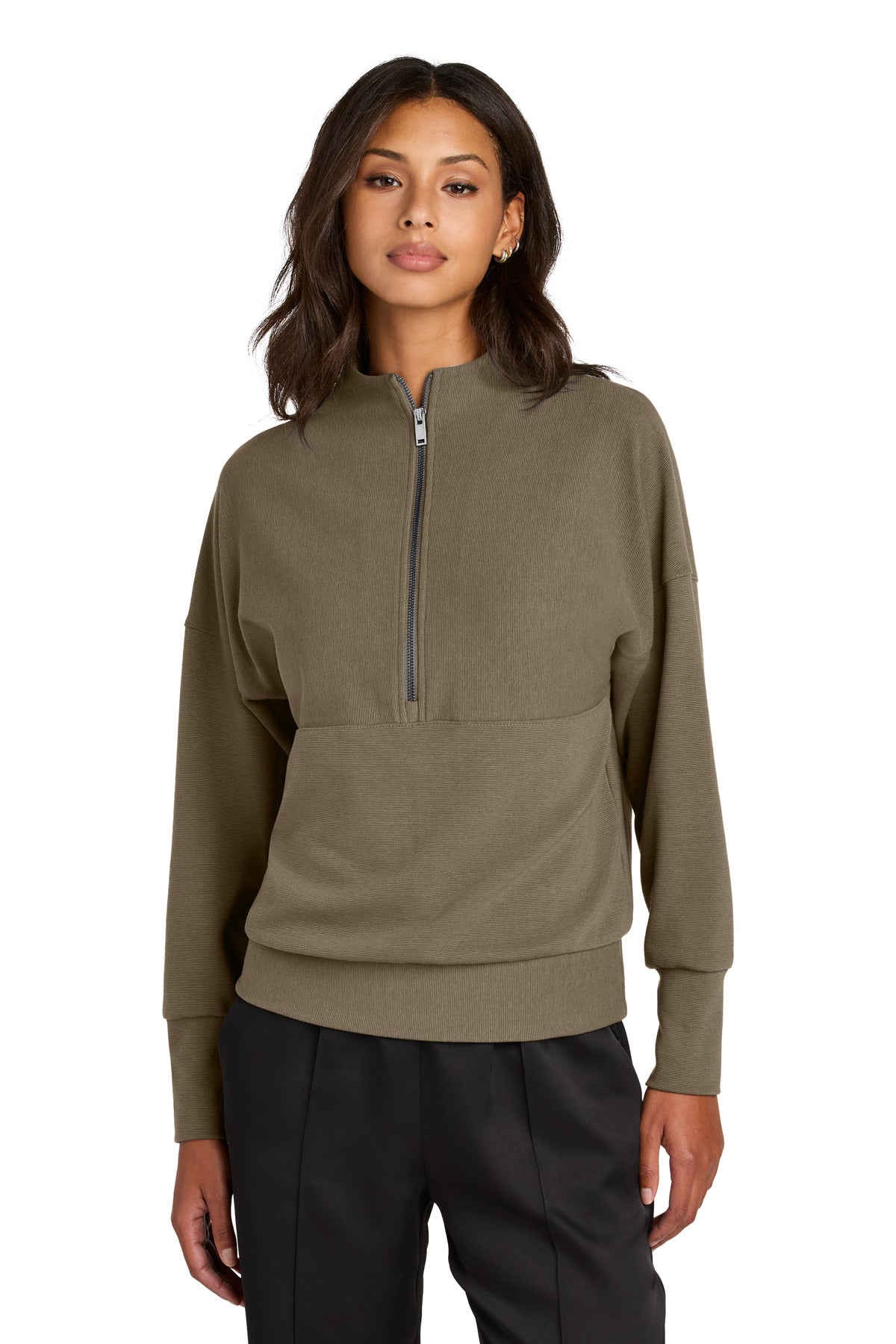 Mercer+Mettle® Women's Linear Texture 1/4-Zip MM3041