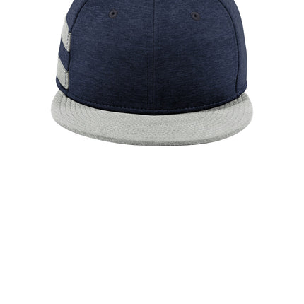 New Era  ®  Shadow Heather Striped Flat Bill Snapback Cap NE408