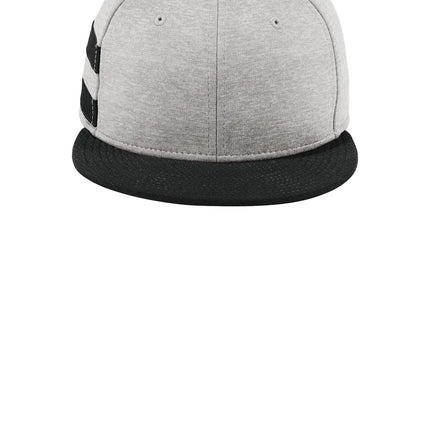 New Era  ®  Shadow Heather Striped Flat Bill Snapback Cap NE408