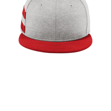 New Era  ®  Shadow Heather Striped Flat Bill Snapback Cap NE408