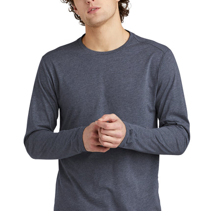 New Era  ®  Heritage Blend Long Sleeve Crew Tee. NEA102