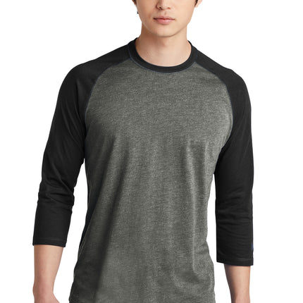 New Era  ®  Heritage Blend 3/4-Sleeve Baseball Raglan Tee. NEA104