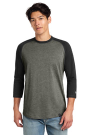 New Era ® Heritage Blend 3/4-Sleeve Baseball Raglan Tee NEA104