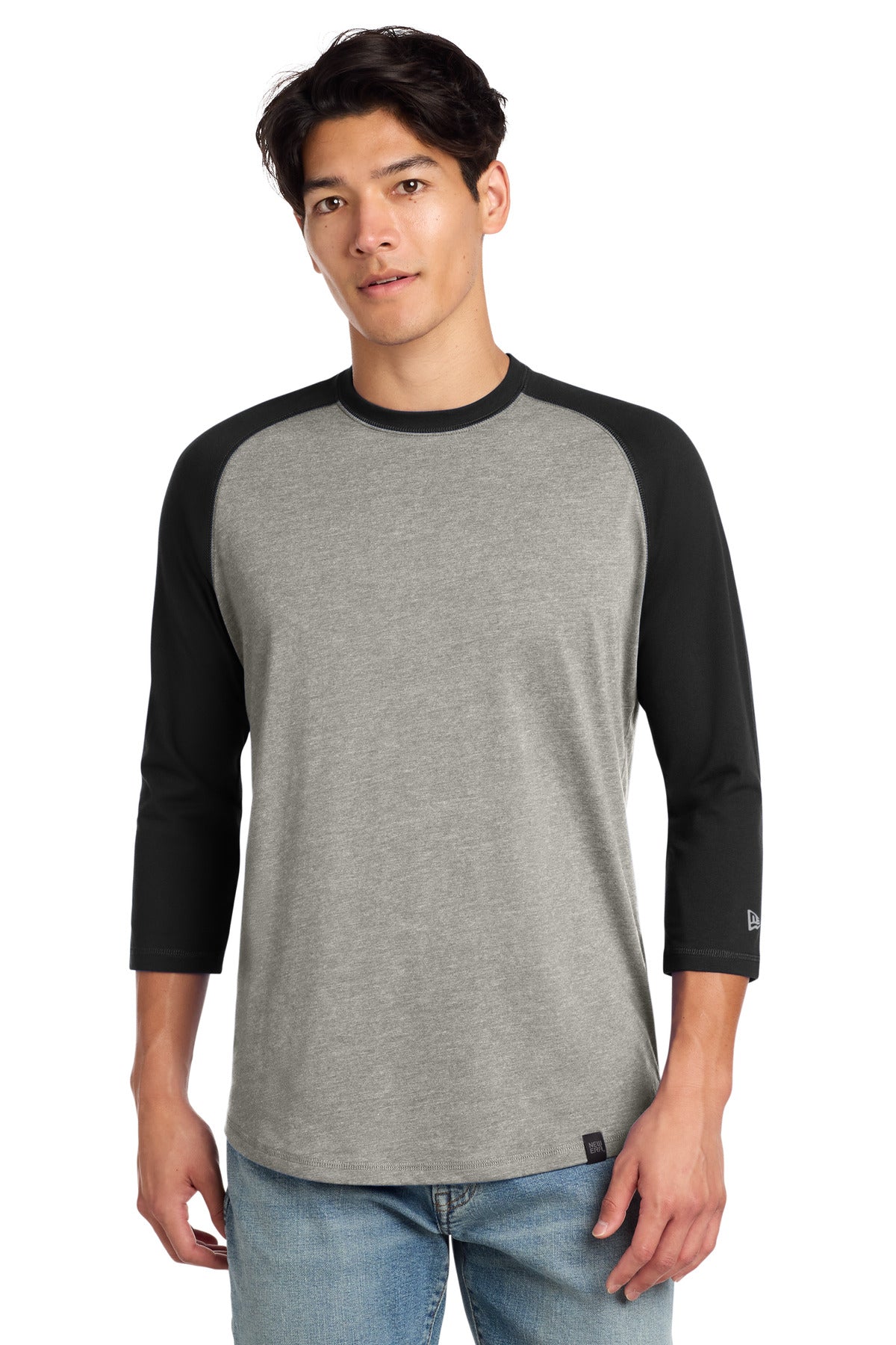 New Era ® Heritage Blend 3/4-Sleeve Baseball Raglan Tee NEA104
