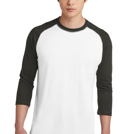 New Era  ®  Heritage Blend 3/4-Sleeve Baseball Raglan Tee. NEA104