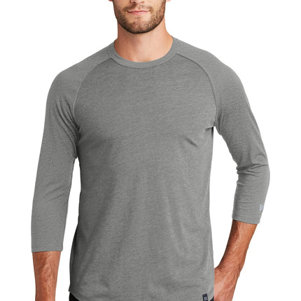 New Era  ®  Heritage Blend 3/4-Sleeve Baseball Raglan Tee. NEA104
