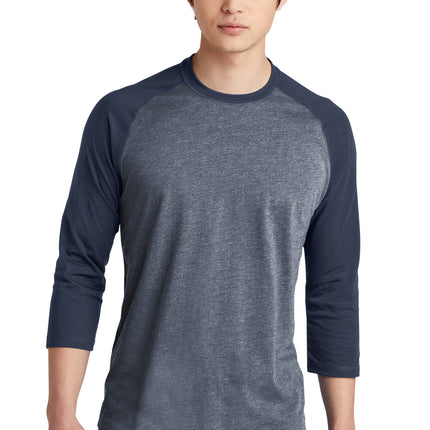 New Era  ®  Heritage Blend 3/4-Sleeve Baseball Raglan Tee. NEA104