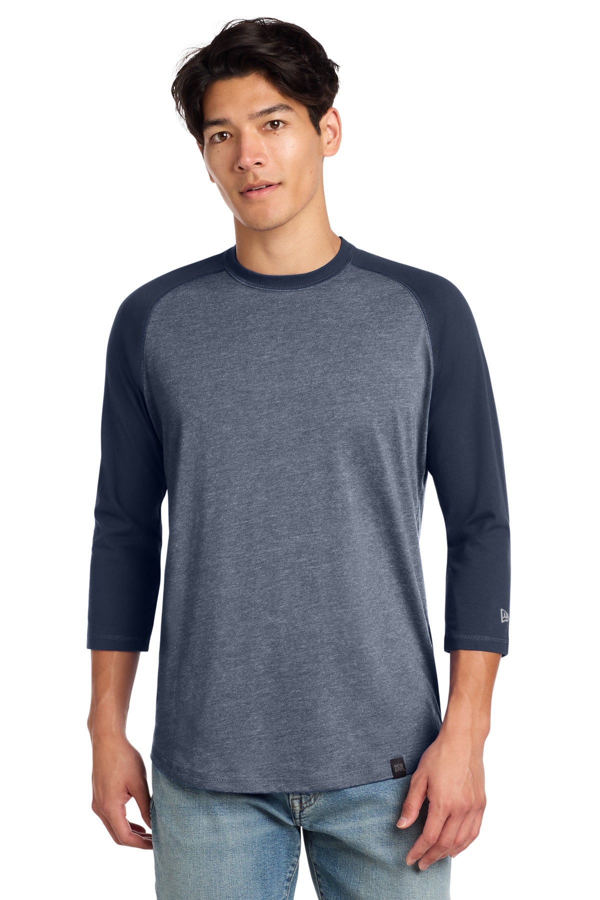 New Era ® Heritage Blend 3/4-Sleeve Baseball Raglan Tee NEA104