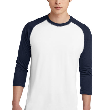 New Era  ®  Heritage Blend 3/4-Sleeve Baseball Raglan Tee. NEA104