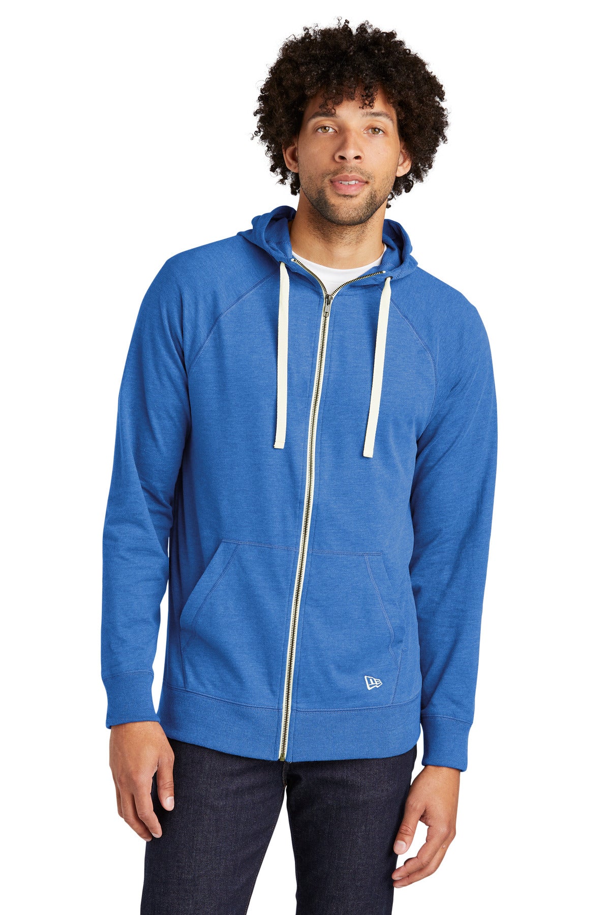 New Era ® Sueded Cotton Blend Full-Zip Hoodie NEA122