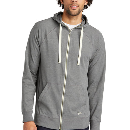 New Era  ®  Sueded Cotton Blend Full-Zip Hoodie. NEA122