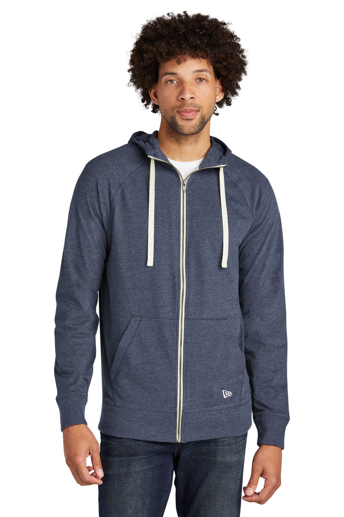 New Era ® Sueded Cotton Blend Full-Zip Hoodie NEA122