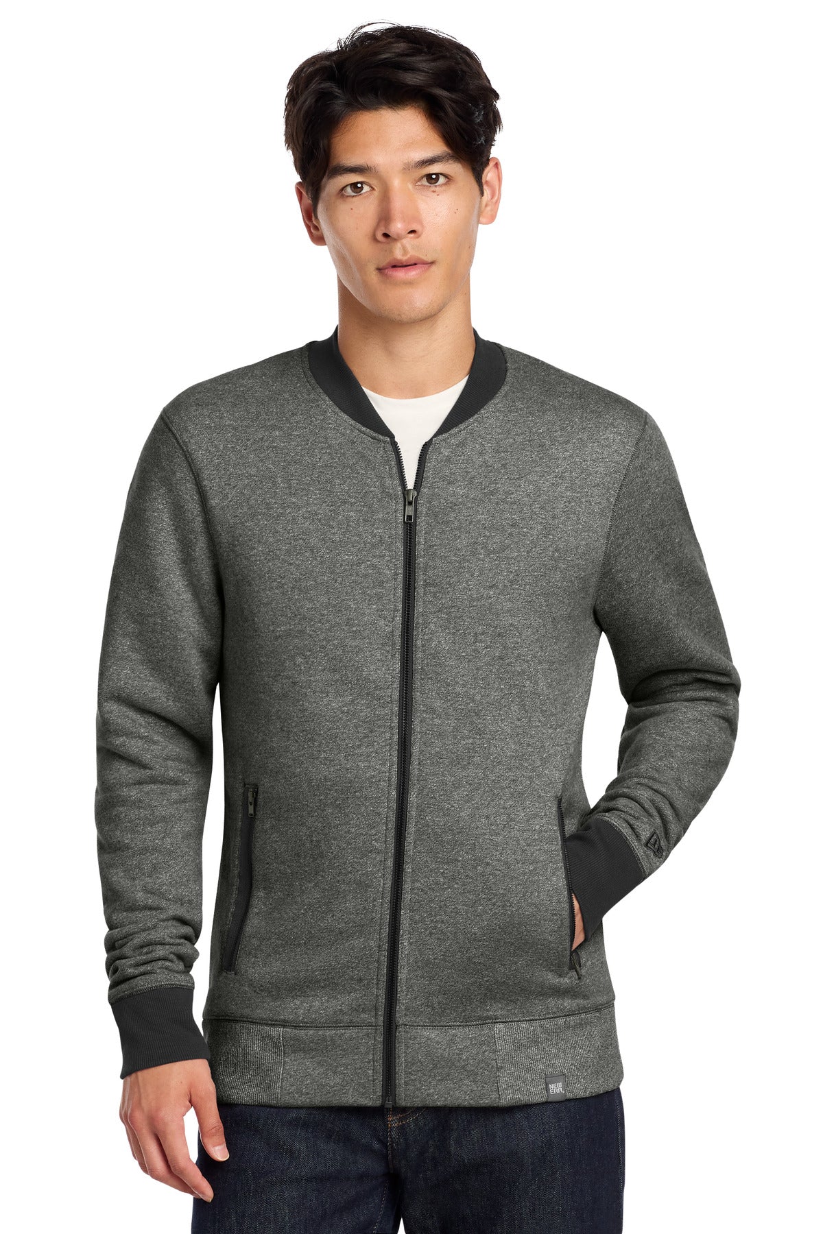 New Era ® French Terry Baseball Full-Zip NEA503